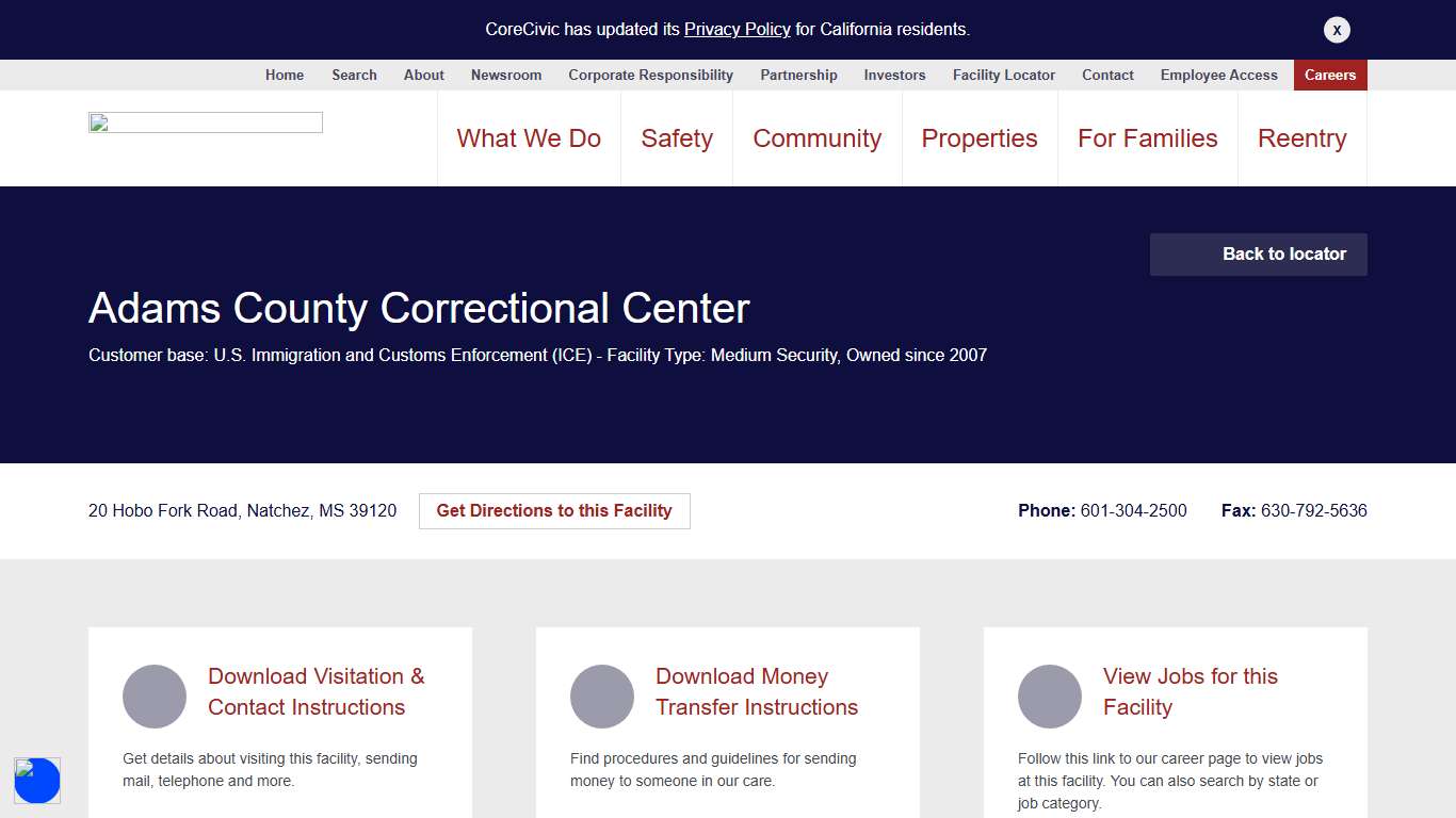 Adams County Correctional Center